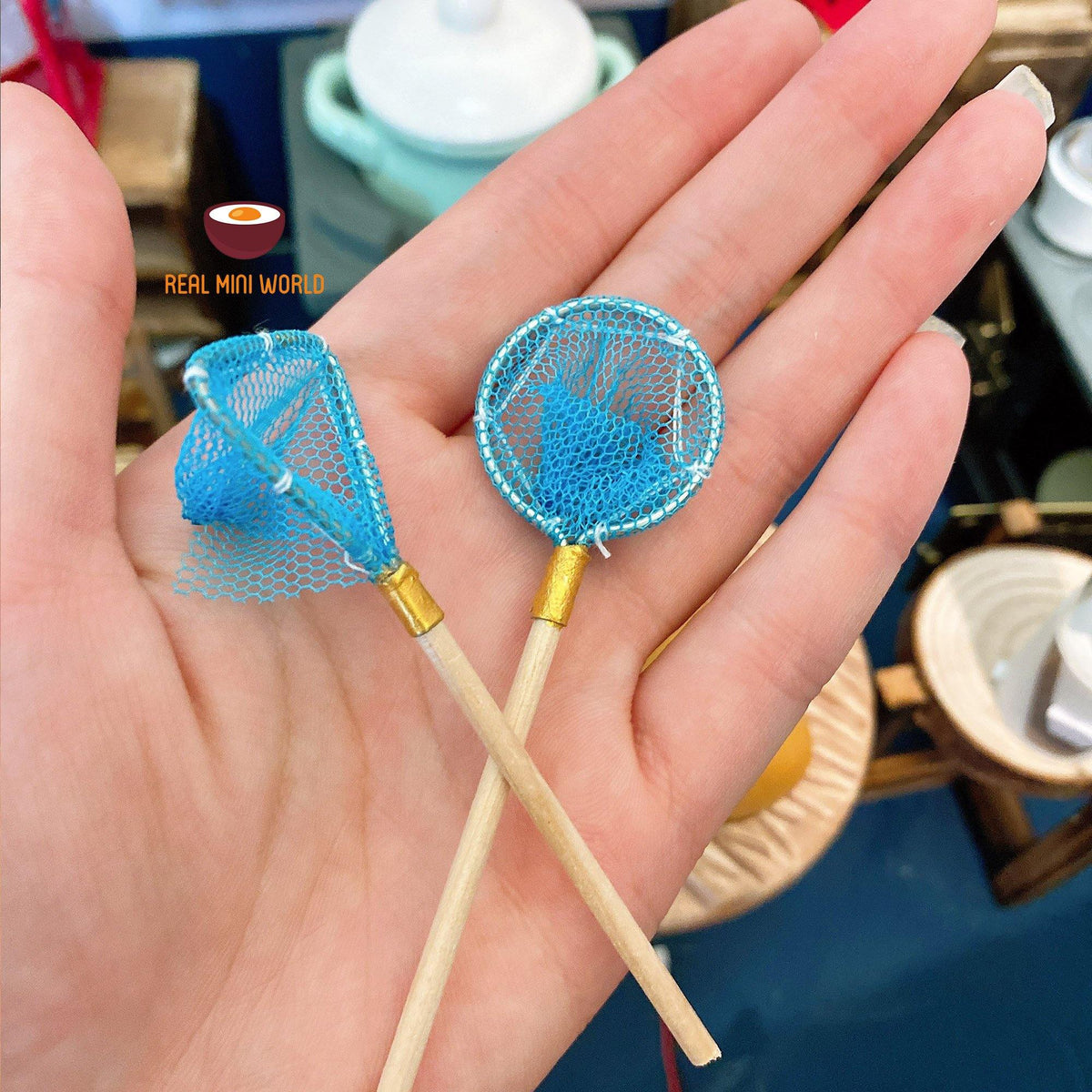 Miniature Fish Net Set | Real Mini World