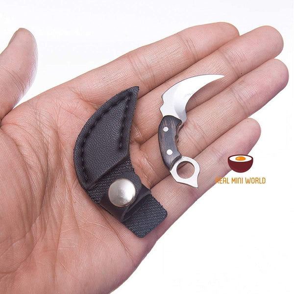 REAL sharp tactical claw karambit knife action figure self protection knife