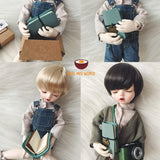 bjd dollhouse doll house leather note book journal