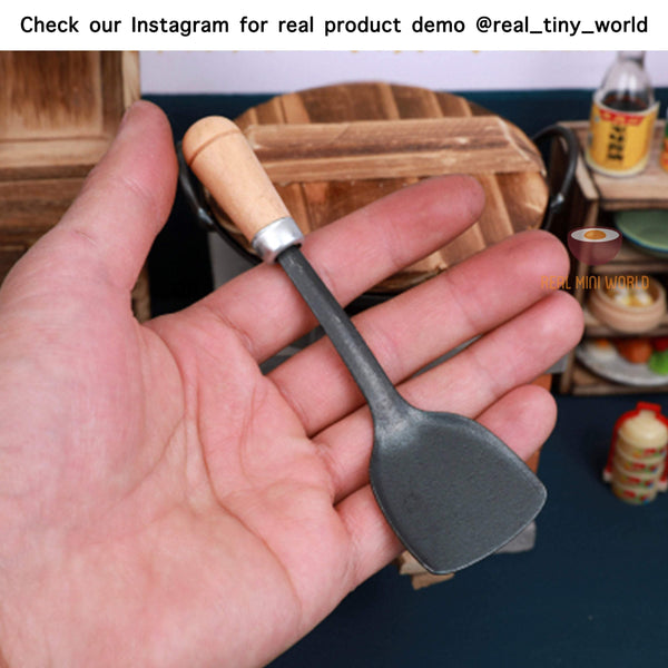 Miniature Cooking Real Spatula and Skimmer : cook real mini food – Real Mini  World
