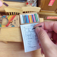 Miniature REAL Crayon Set : create tiny drawings | Dollhouse Miniature | Real Mini World