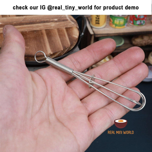 Miniature whisk : cook real mini food
