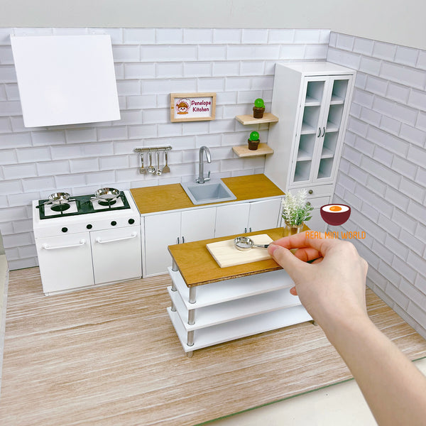 Mini Cooking Kitchen Miniature REAL COOKING kitchen set (real stove, sink, cookwares) – Real ...