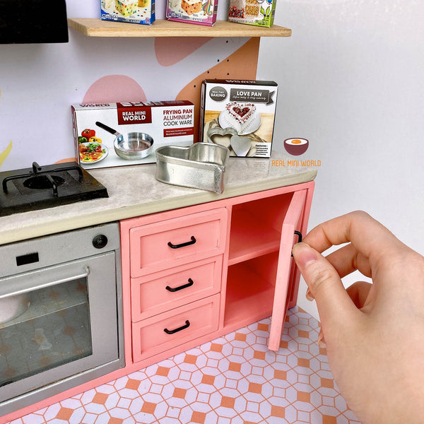 Mini Cooking Kitchen Mini 2in1 REAL Baking & Cooking Kitchen Set | Miniature Cooking Shop ...