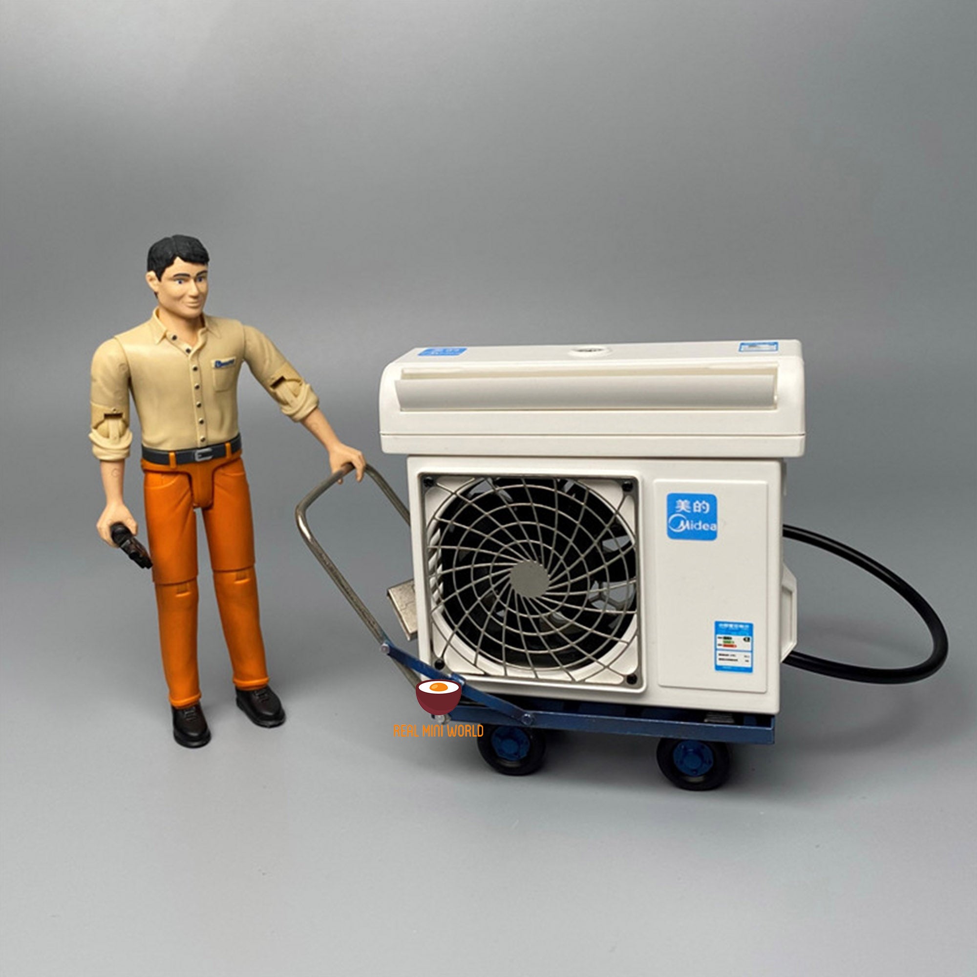 Mini Ac Model REAL WORKING Fan Miniature AC Air Conditioner Outdoor Unit – Real Mini ...
