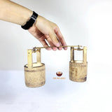 REAL COOKING miniature wooden vintage bucket : mini real cooking