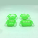 Dollhouse miniature food washing basket for miniature cooking