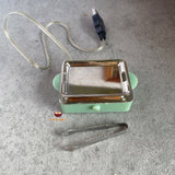 REAL MINI COOKING Doll house 1:12 Miniature Kitchen Electric Bbq Stove