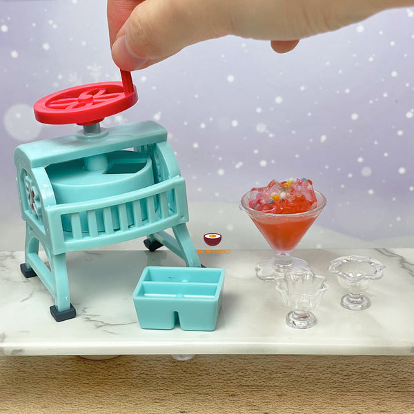 Miniature Cooking: Real Ice Shaver Blue | Make Tiny Food