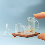 Miniature Kitchen Cooking Glass Cocktail Pitcher Set