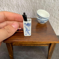 Miniature Real Kitchen Chopstick Stand Set: cook mini edible food