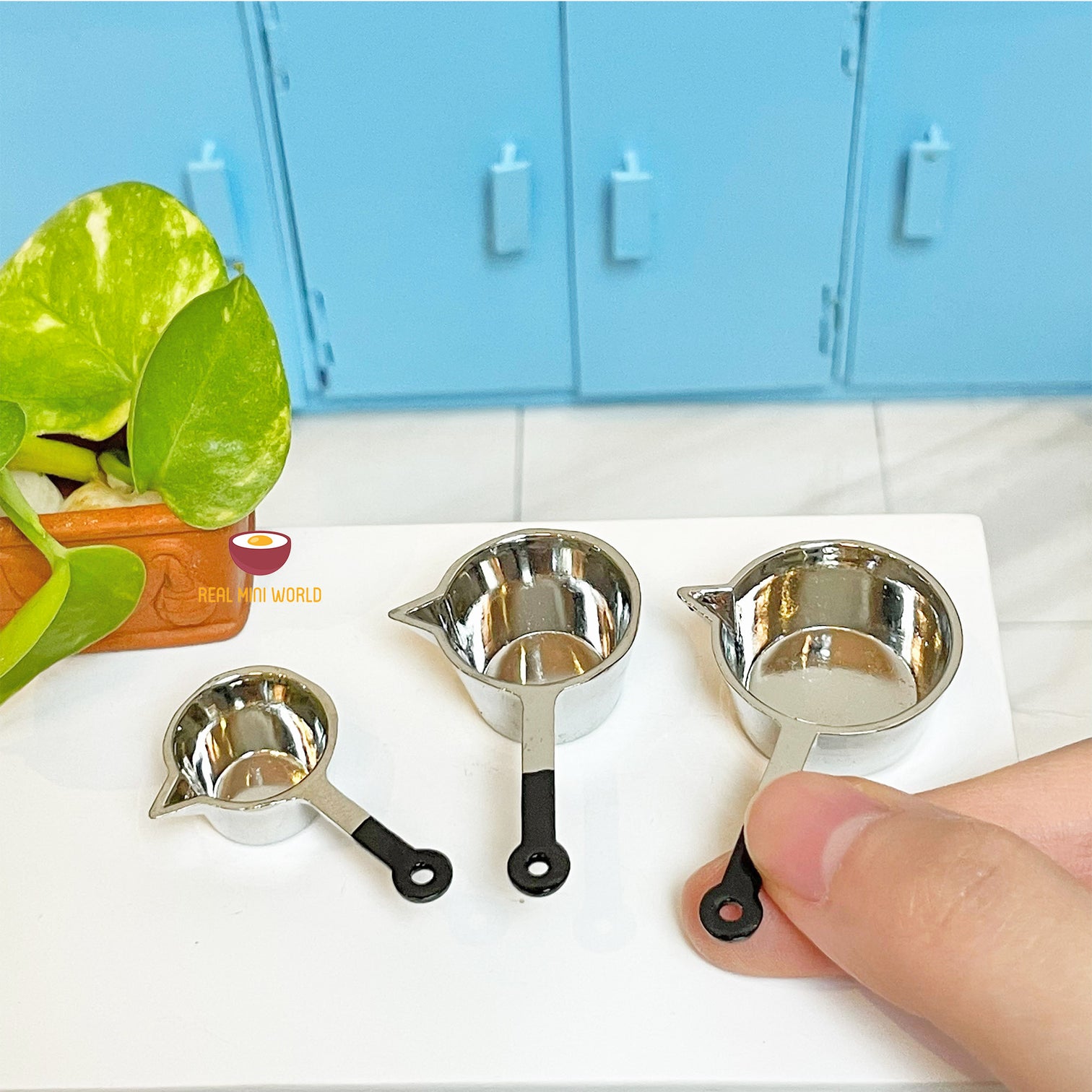 Miniature Cooking Utensils Sauce Pan Set: Cook Mini Food – Real Mini World