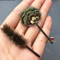 miniature real cleaning feather duster : clean your miniature kitchen - Real Mini World