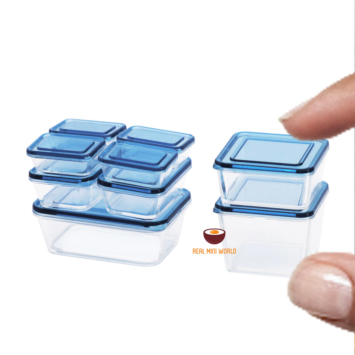 Miniature Cooking food storage box set: for tiny edible food – Real ...