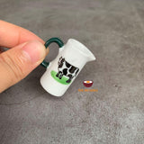 Miniature ceramic milk jug : real mini cooking