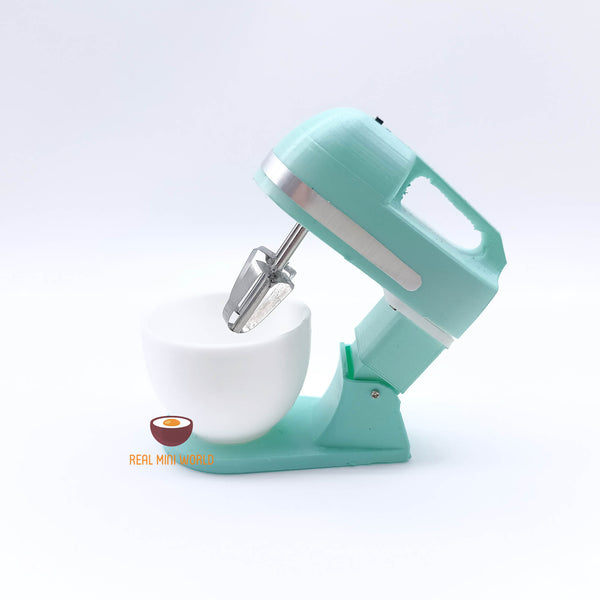 Miniature Baking Real Working 2in1 Hand & Stand Mixer Blue