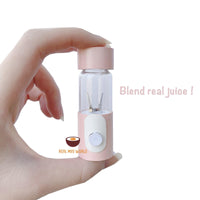 Miniature Real Working Blender Pastel Pink: Mini Cooking Kitchen Appliance | Real Mini World | Mini Blendjet
