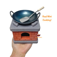Mini Real Kitchen Cooking Stove Set: Cook Real Mini Food | real mini world | mini ktichen set