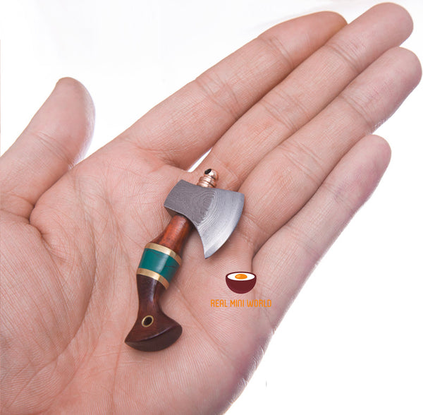 Miniature Real Sharp Ax Knife Collectible