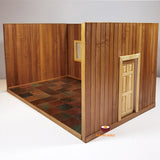 Miniature Vintage kitchen wooden room box setting
