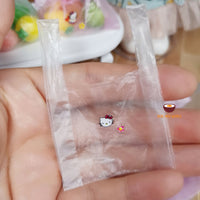 Miniature REAL plastic bag set of 5 | mini cooking shop