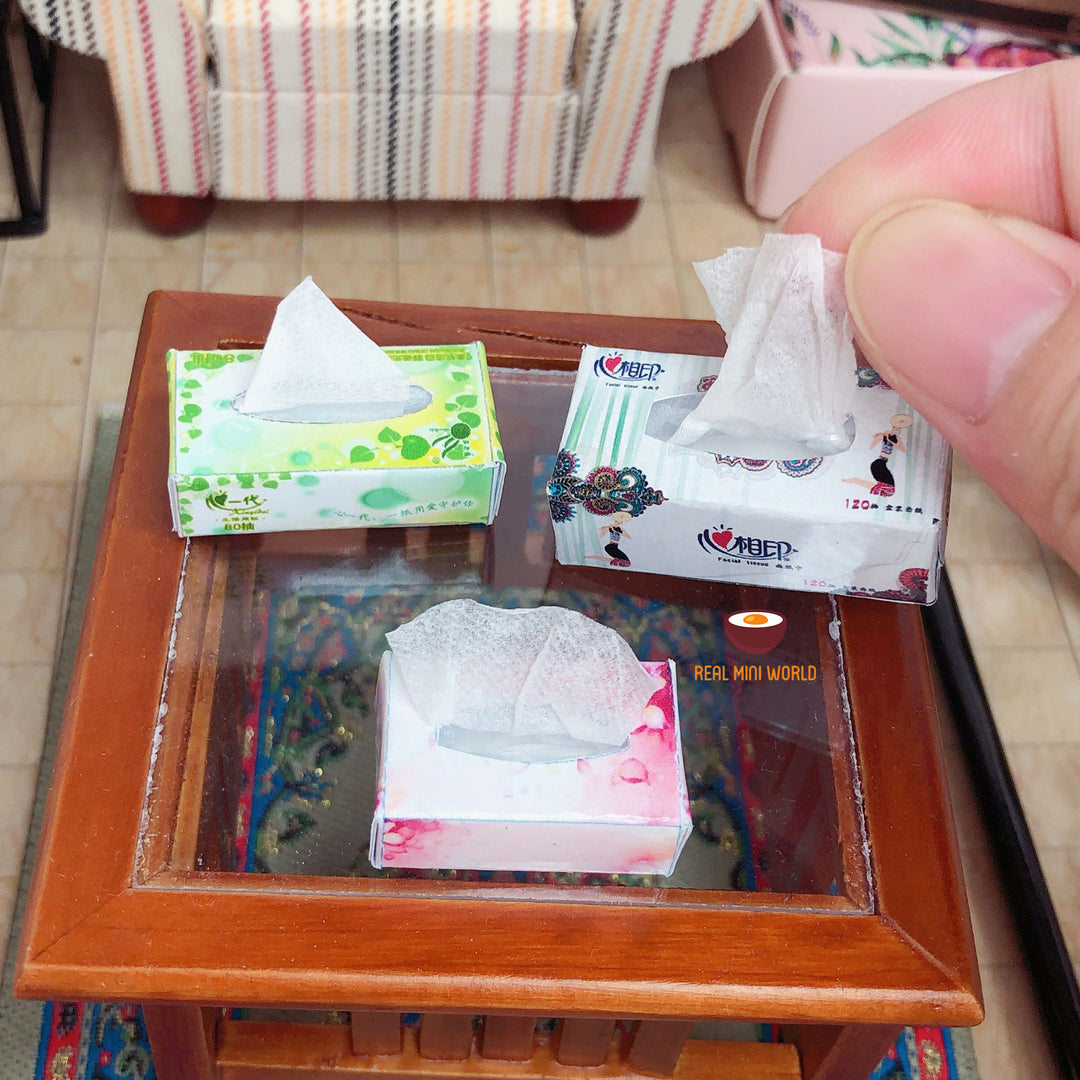 Miniature Kitchen Real Tissue Box | Mini Cooking Shop – Real Mini World