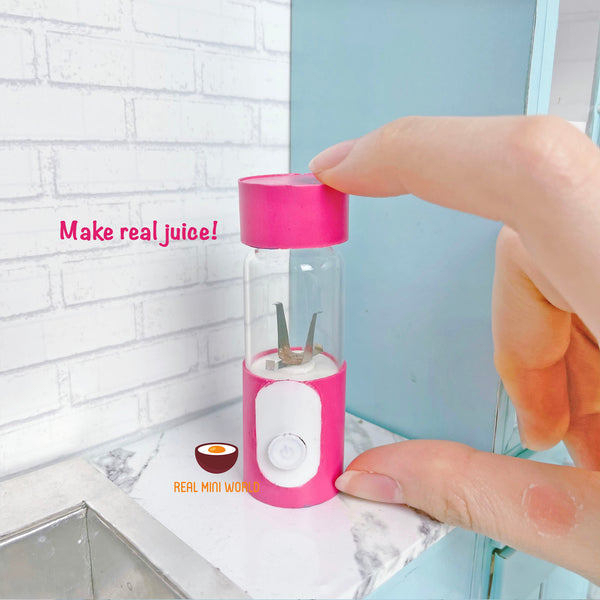 Miniature Real Working Blender Green: Mini Cooking Kitchen Appliance – Real  Mini World