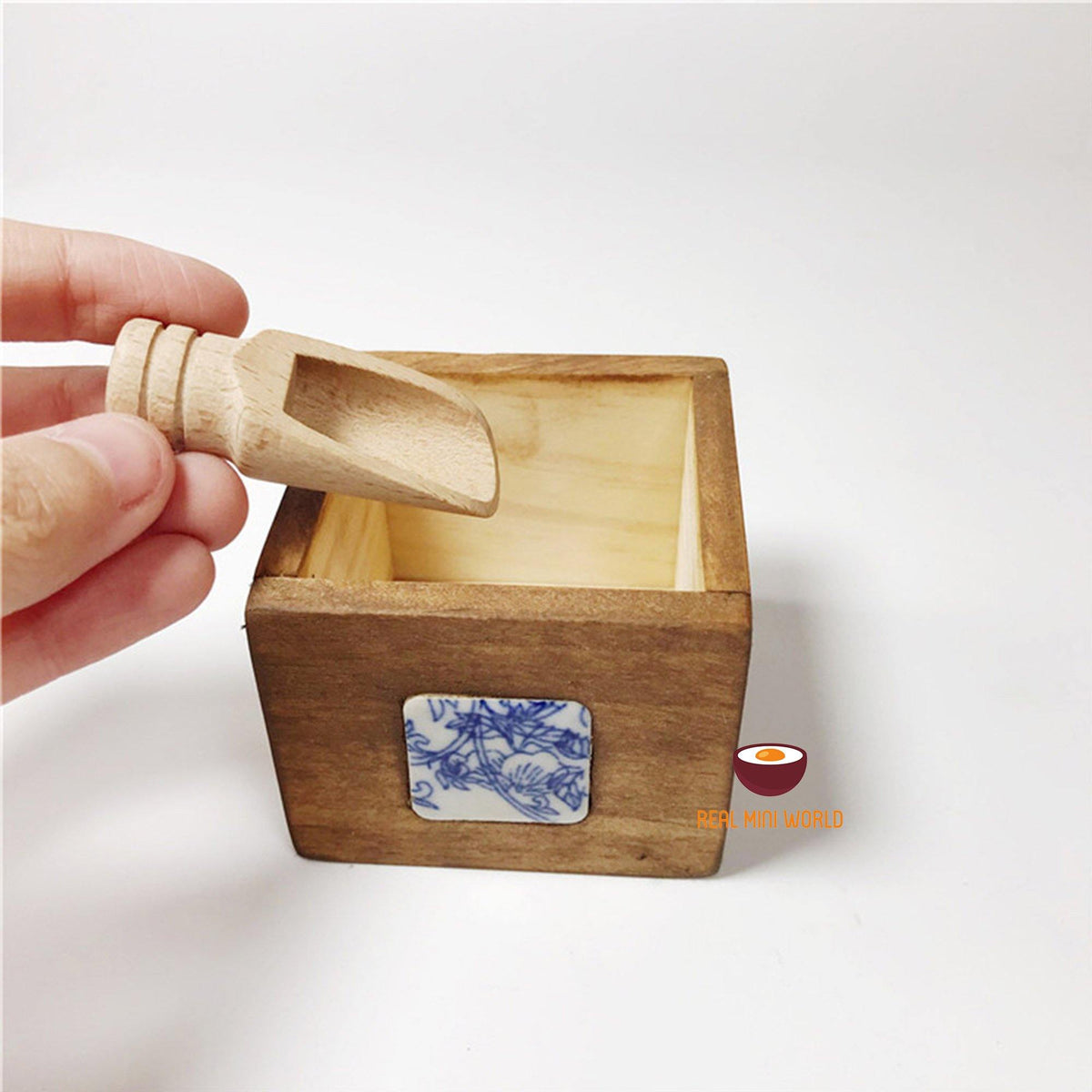 Miniature real cooking rice container and scooper set : cook real mini ...