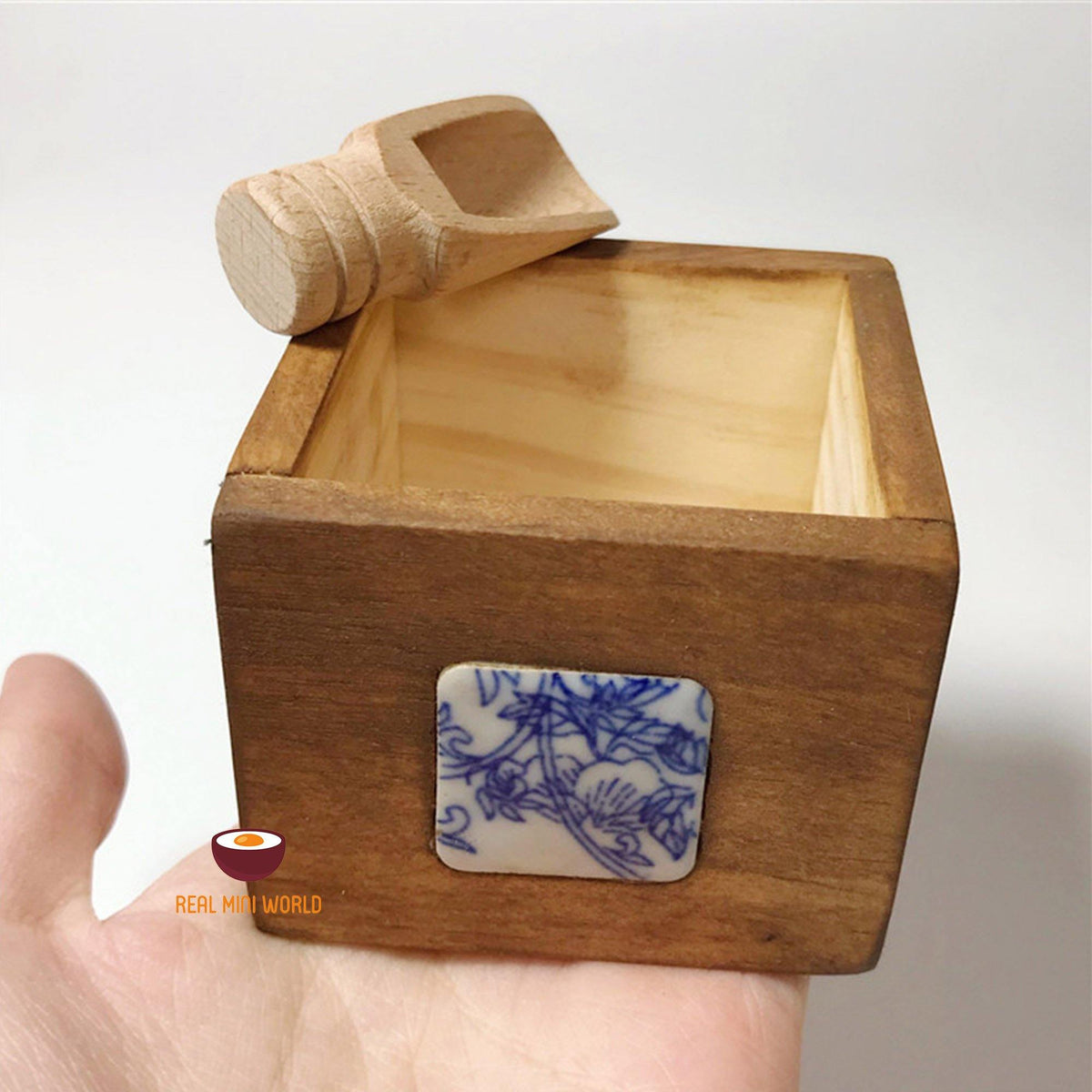 Miniature real cooking rice container and scooper set : cook real mini ...