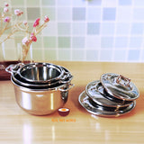 REAL COOKING 1:12 dollhouse miniature cooking utensils aloy soup pot for mini tiny cooking show (can cook real food)