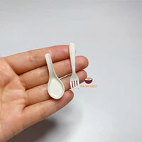 Miniature Spoon and Fork Set | mini cooking utensils