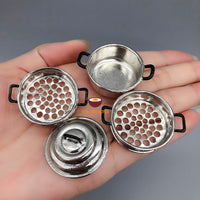 Mini REAL Cooking 1:12 Steamer Pot | Mini Cooking Utensils Store