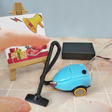 Miniature REAL Working Vacuum Cleaner blue