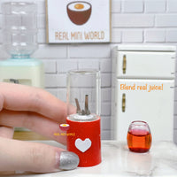 Miniature Real Working Blender Valentine Red Special Edition mini cooking food