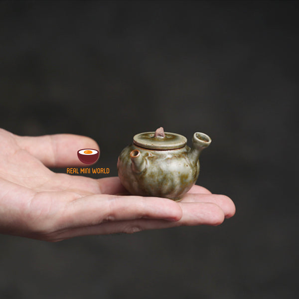 MINI REAL COOKING miniature vintage ancient teapotMINI REAL COOKING miniature vintage ancient teapot