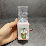 Real working miniature 1:12 dollhouse kitchen water dispenser : mini real cooking