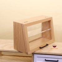 Miniature Real Wooden Cake Cabinet | Mini Cooking Shop