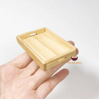 Miniature Baking Wooden Serving Tray | Mini Baking Supplies