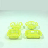Dollhouse miniature food washing basket for miniature cooking