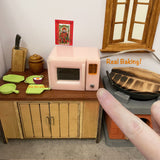 Mini Baking REAL Oven Pink: Bake Tiny Cake | Mini Cooking Shop
