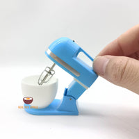 Miniature Baking Real Working 2in1 Hand & Stand Mixer Blue | Tiny Food  Cooking Shop