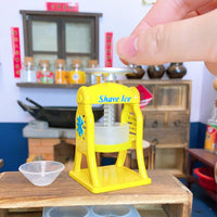 Miniature Cooking Shaved Ice Machine (Yellow : can shave real ice | Real Mini World | mini real kitchen